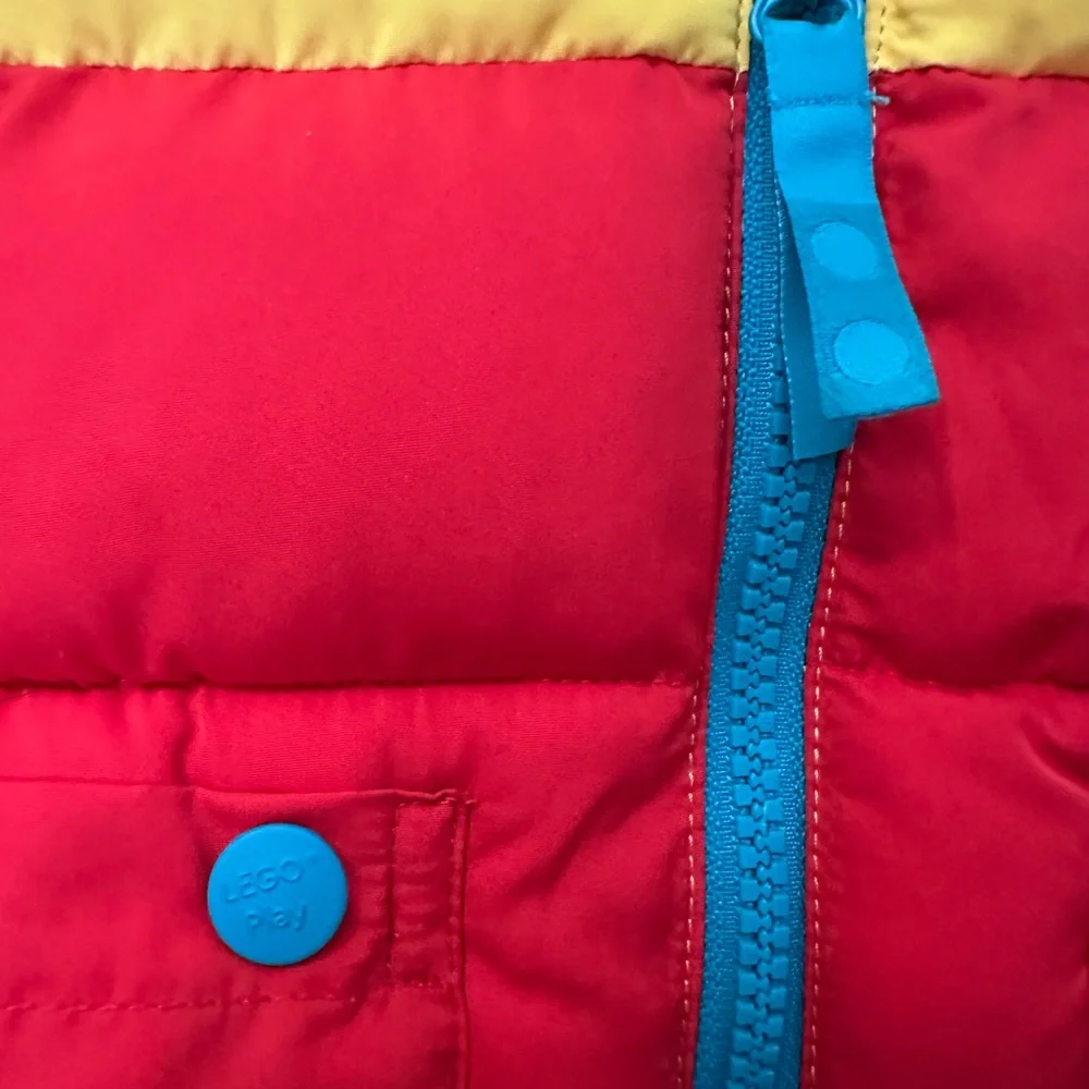 LEGO‎ Collection x Target Baby Adaptive Color Block Puffer Jacket, 12 mo